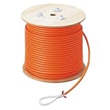 プロメイト ハンガーけん引ロープ Φ10 (Φ8テトロンクロスロープ) 100m 12本打 R-1010PE