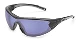 Gateway Safety 21GB9F Swap Wraparound Hybrid Eye Safety Glasses/Goggles, Blue Mirror Anti-Fog Lens, 