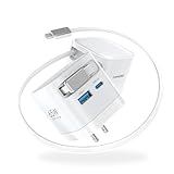 【自動巻き取り式】TOPADRE 65W PD充電器 タイプc 急速充 電器 3ポート【伸縮70㎝ 折畳み式 超低温 PSE技術基準適合