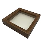 COZENTA 標本箱 シーラケース 蝶 小型 木製 (ナチュラル 外寸18x18x3.8cm 内寸14x14x1.8cm)