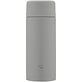 象印マホービン(ZOJIRUSHI) 水筒 シームレスせん 360ml スクリュー ステンレスマグ ミディアムグレー せんとパッキン一体化 お手入れ簡単 洗う点数2点のみ SM-ZB36-HM