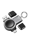 AORRIKI 2 in 1 for Apple Watch用 充電器 USB-C と USB-A アップルウォッチ 充電器 ケーブル不要 磁気 無線 ポータブル 持ち運び便利 ワイヤレス 急速 Apple Watch Series 11/10/9 8/7/6/5/4/3/2/1/ SE3/2/1 Ultra 3/2/1/全機種に対応 (ブラック)