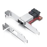 10Gtek Mini SASアダプター SFF-8643 to SFF-8644 デュアルポート Mini SAS アダプター