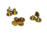 ファミリーツール(FAMILY TOOL) 片ネジ式ビス (9×4×9mm) ゴールド 5組入 57435
