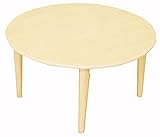 布団レスこたつ　エッセ80cm丸型　　折れ脚　こたつ (ホワイトオーク)