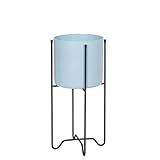 アイロンフラワーディスプレイスタンド/マカロンカラーフラワースタンド/ポストモダンミニマルフラワースタンド/室内用屋外リビングルーム用装飾フレーム (色 : 青, サイズ さいず : 22 * 23 