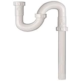 Keeney 700W 1 1/2 OD S-Trap with Marvel Connection, White by Keeney