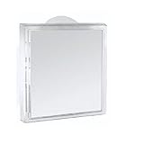 InterDesign Suction 。ミラー、クリア