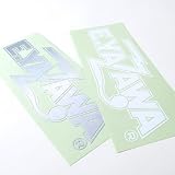 矢沢永吉 ショップ限定 ステッカー(ロゴ)シルバー&ホワイト