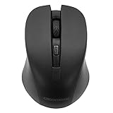 グリーンハウス(Green House) ワイヤレスマウス 無線マウス DPI切り替えボタン搭載 GH-MULNOA-BK ブラック