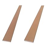 ウッドデッキ 人工木材 人工木 部材 樹脂 幕板材 笠木材 H-B007 143×9×2000mm【H-B007 】【2色選択可】 (ナチュラル・12本セット)