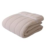 CH/CH オールシーズン 洗える やわらかコットンパイル キルトケット (シングル（140×190cm） グレージュ) さらっと 快適 洗える