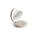 Slipstick CB013 床プロテクター スライダー丈夫で長持ちするフェルトパッド 長期間持続する粘着力 直径1インチ (16枚パック) 