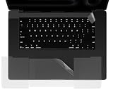 パームレストプロテクタースキンカバーセットアクセサリー ForMac Book Pro 14インチ 2021-2025 M5 M4 M3 M2 M1 Pro/Max A3434 A2442 A2779 A2918 A2992 A3401 A3112 A3185 アンチアンチ スクラッチキーボード保護 - クリア (MacBook Pro 16" (2021-2024))