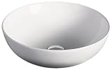 EAGO BA351 18-Inch Round Ceramic Above Mount Bathroom Basin by EAGO