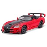 Bburago 1/24 ダッジ バイパー SRT 10 ACR レッド/ブラック ／ ミニカー ダイキャストカー 完成品 18-22114 RD