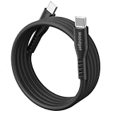 MaGdget Silicone Cable/マジェット シリコン ケーブル タイプC 最大240W 急速充電 マグネットケーブル PD対応 PD3.1 480Mbps データ転送 磁石 シリコン やわらかい 絡まりにくい 形状記憶 断線防止 Type-C to Type-C (Black/1m)