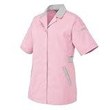 アイトス 半袖スモック(春夏用)  AZ-5328  060 ピンク×シルバーグレー   Mサイズ