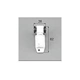 LIXIL メンテナンス部品 ドア 引戸用部品 戸車 浴室中折れドア 吊戸車 カラー 勝手 ホワイト 右[DCZZ328]