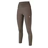 [XEXYMIX] ヨガウェア レギンス ストレッチ ヨガパンツ レディース 美脚 型番 XP9156T S ウォルナッツ・ベージュ