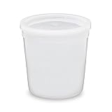 ¼ガロン( 32オンス)食品グレードラウンドコンテナ蓋 – さまざまな色、蓋タイプおよび量 Single Seal MPT41032-302317_L410-819227QTY50