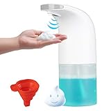 ソープディスペンサー 泡 自動 ワイヤレス電池式 ハンドソープディスペンサー 泡 おしゃれ 触ずに手を洗い 衛生管理,350mL