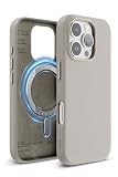 【elago】 iPhone 16 Pro 対応 ケース MagSafe 対応 レザー 耐衝撃 スマホケース マグセーフ スマホカバー レザーケース [ iPhone16Pro アイフォン 16 プロ 対応 ] MAGNETIC LEATHER CASE ライトグレー