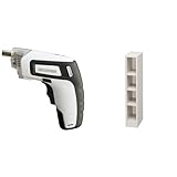 『電動ドライバー 充電式 RD110-W ホワイト』と『ラック スペースフィット 幅15×奥行29×高さ90cm オフホワイト S-SFR9015』のセット