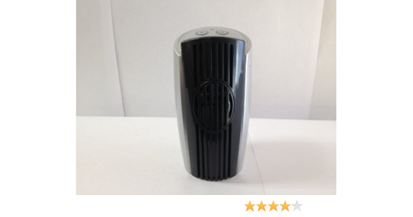 Amazon マイナスイオンオゾン脱臭器 強力脱臭 コンパクト 電池式 黒 銀ツートンカラー ホーム キッチン