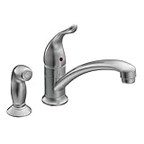 Moen 7437 Chateau Chrome One-Handle Low Arc Kitchen Faucet [並行輸入品]