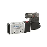 uxcell　電磁弁　内部パイロット　2ポジション　5ポート　AC110V