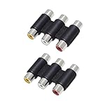 RCAコネクター 延長コネクター 3ピン AVコネクター 中継用 2個セット