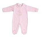 Minhon Baby 1pc Footieパジャマエレガント100 % Cotton Sleep N Play Footed Sleeper カラー: ピンク