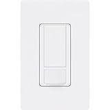 Lutron ms-ops2hw-wh Maestro 250ワットSingle Pole占有センサースイッチwith Claro Screwlessウォールプレート、ホワイト