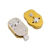 HangTon ARRI REDカメラモニターワイヤレスフォーカスモーター用クイックリリースロックマウントプレートブラケット 3/8インチ1/4ネジ (イエロー)