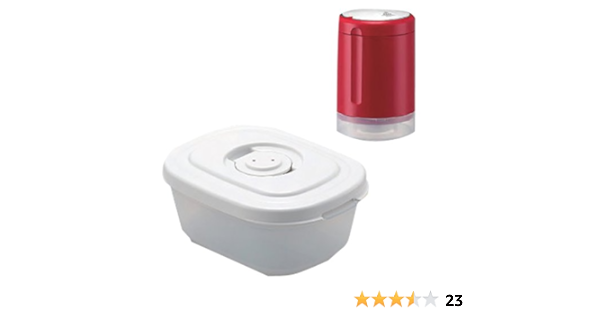 Amazon 山善 Yamazen フードパックセット エアレスキット 時短調理キット フードパックエアレスfdp H300 R 専用密封容器fdpy 90 Fdps Y90a 保存容器 キャニスター オンライン通販