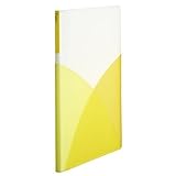 プラス クリアーファイル Pasty B5サイズ 20ポケット レモンイエロー FC-420P