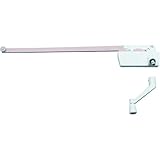 slide-co TH 23028 prime-line製品シングルアーム演算子クランク、13 – 1 / 2 "サーフェスマウント、左、手、ホワイト