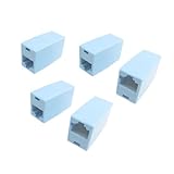 TOOGOO ( R ) 5個rj45 F / F LANネットワークインラインスプリッタコネクタ