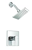 デザインハウス547711 Karsenタブ&シャワー蛇口、ポリッシュクローム仕上げ