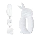 【公式】 RaRas ララス うさぎクッションピロー 通気性 天然バンブー素材 新生児対応 無香無染 ギフト仕様 使用対象0ヶ月以上 (クールキットセット(バンブー＋クールキット))