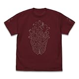 【公式】コスパ ドロヘドロ（原作版） 心 マスク Tシャツ BURGUNDY Lサイズ