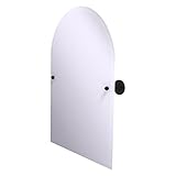 Allied真鍮sl-94-orb ShadwellコレクションフレームレスArched Top角度調整ミラーwith Beveled Edge