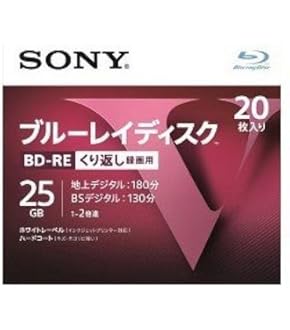 Amazon.co.jp: SONY ソニー ブルーレイ BD-R 1回録画用 25GB V