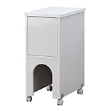 クロシオ ペットハウス 犬小屋 スリム 幅30cm ホワイト 超小型犬 室内