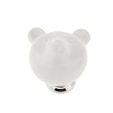 【ノーブランド品】引き出し　キャビネット　食器棚　ドア　プル　ハンドル　ノブ　取っ手 取手　ねじ付き　全７色選べる - ホワイト