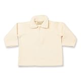 Larkwood赤ちゃん/小児用 首元ジッパー付マイクロフリースジャケット (６ヶ月~１歳) (ライトイエロー)