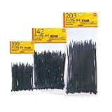 （まとめ）結束バンド ケーブルタイ（耐候性） 【長さ142mm/100本入×10セット】 マーベル MCT-142B