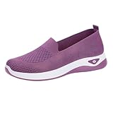 [seizar] リハビリシューズ 介護シューズ 介護用スリッパ スリッポン メンズ レディース 高齢者 入院 クッション性 軽量 プレゼント 23cm〜25cm (パープル, 23cm)