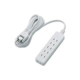 エレコム 電源タップ 6個口 3m ホワイト T-S02N-2630WH